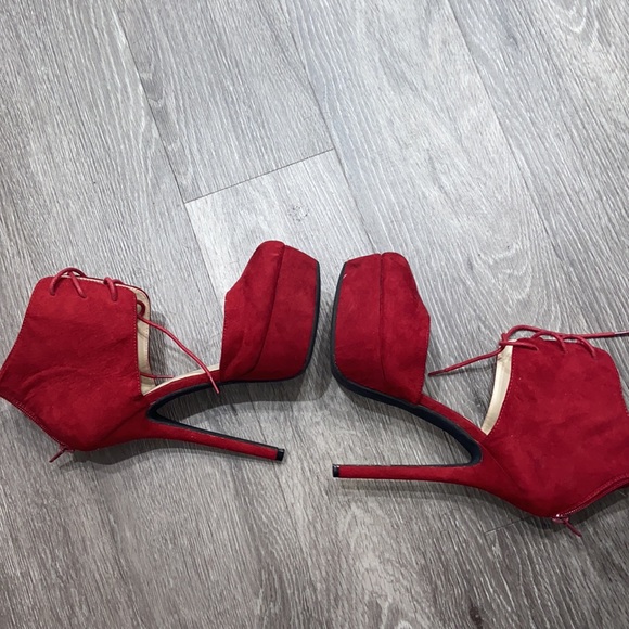 Charlotte Russe Shoes Red Wine High Heels Poshmark